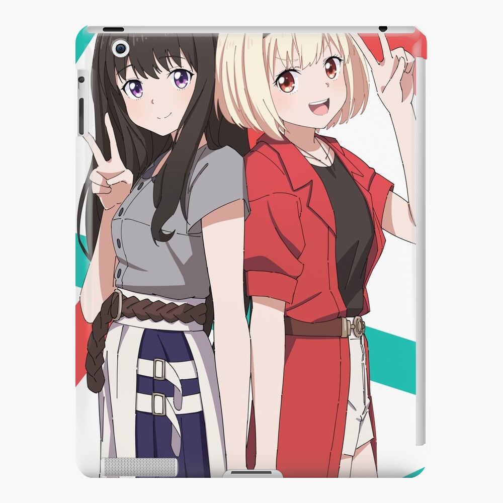 "Lycoris Recoil 4k takina and chisato" iPad Case & Skin for Sale by