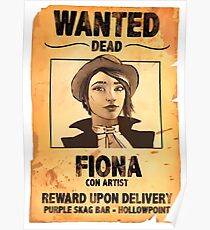 WANTED: FIONA THE CON ARTIST Poster