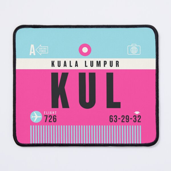 Item preview, Luggage Tag A - KUL Kuala Lumpur Malaysia designed and sold by VoodooCircus.