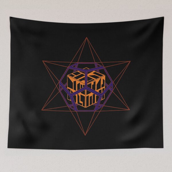 Item preview, Dodecahedron Orange&Blue Stand Alone Complex designed and sold by createVisions.