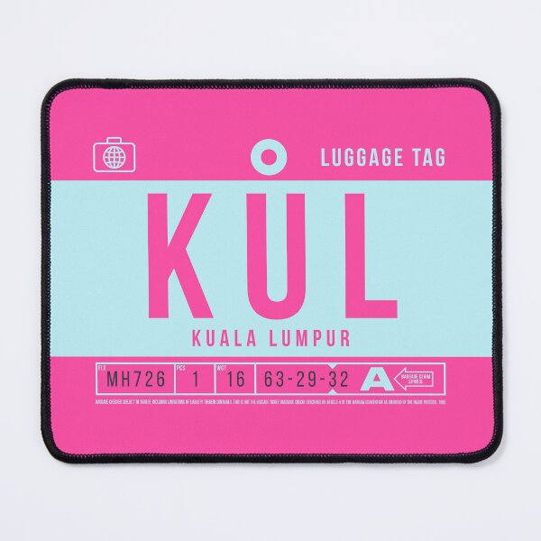 Item preview, Luggage Tag B - KUL Kuala Lumpur Malaysia designed and sold by VoodooCircus.