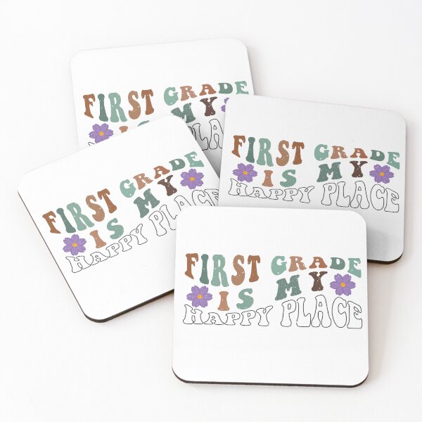 Item preview, First grade is my happy place designed and sold by YA-ART.