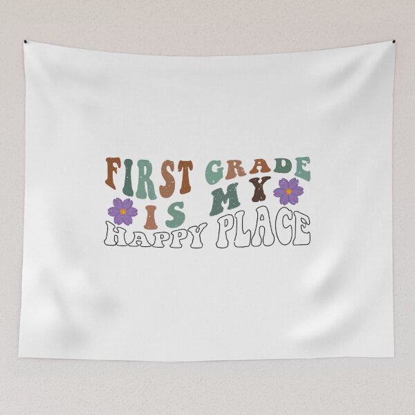 Item preview, First grade is my happy place designed and sold by YA-ART.