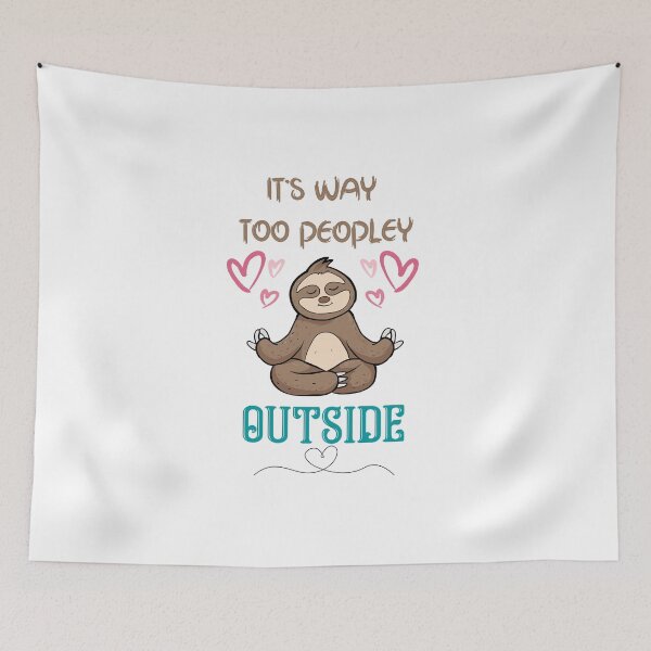 Item preview, it’s way too peopley outside designed and sold by Zakaria-4.