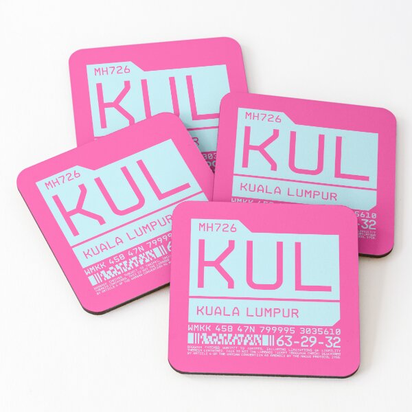 Item preview, Luggage Tag C - KUL Kuala Lumpur Malaysia designed and sold by VoodooCircus.