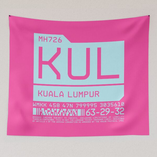 Item preview, Luggage Tag C - KUL Kuala Lumpur Malaysia designed and sold by VoodooCircus.