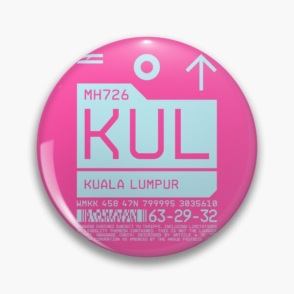 Item preview, Luggage Tag C - KUL Kuala Lumpur Malaysia designed and sold by VoodooCircus.