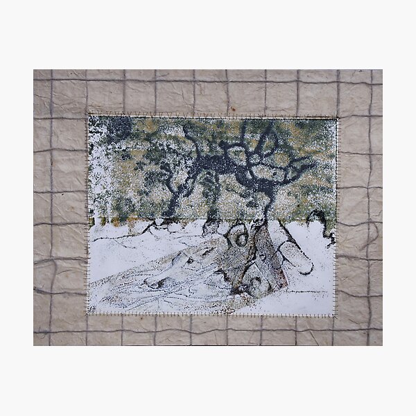 Cadavre Exquis #3 - Remembrance of a cave - Collaborative Work with Stéphanie Cohen-Olivar Photographic Print