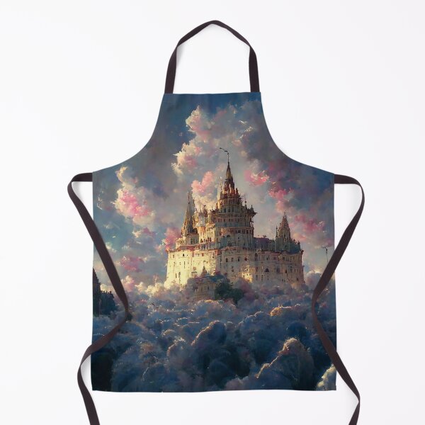 Item preview, Beautiful castle in heaven clouds designed and sold by MadeByHaresShop.