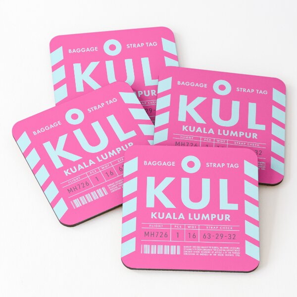 Item preview, Luggage Tag D - KUL Kuala Lumpur Malaysia designed and sold by VoodooCircus.