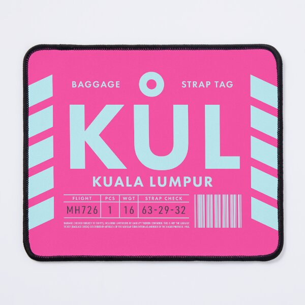 Item preview, Luggage Tag D - KUL Kuala Lumpur Malaysia designed and sold by VoodooCircus.