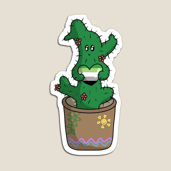 Item preview, Aromantic Pride Cactus designed and sold by random-mica-art.