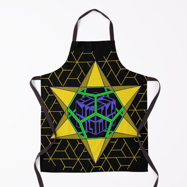 Item preview, Dodecahedron Yellow&Green&Blue designed and sold by createVisions.