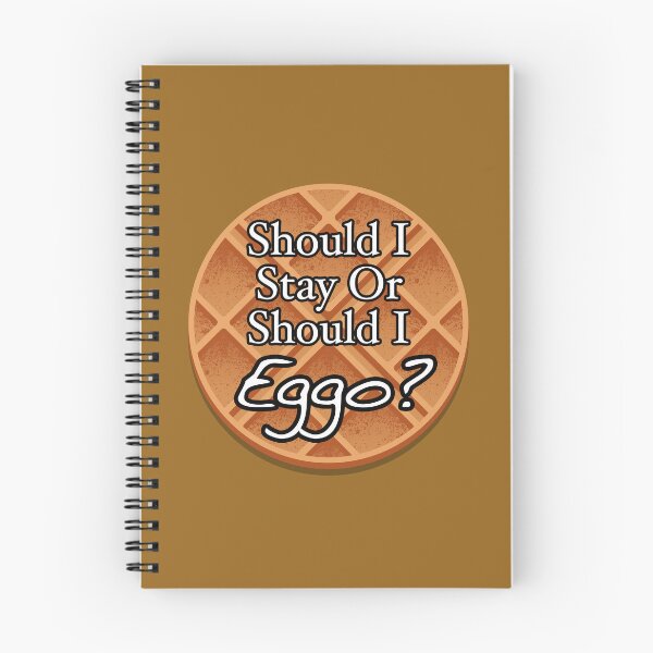 Item preview, Should I Stay Or Should I Eggo Funny Lyrics designed and sold by PunnyLyrics.