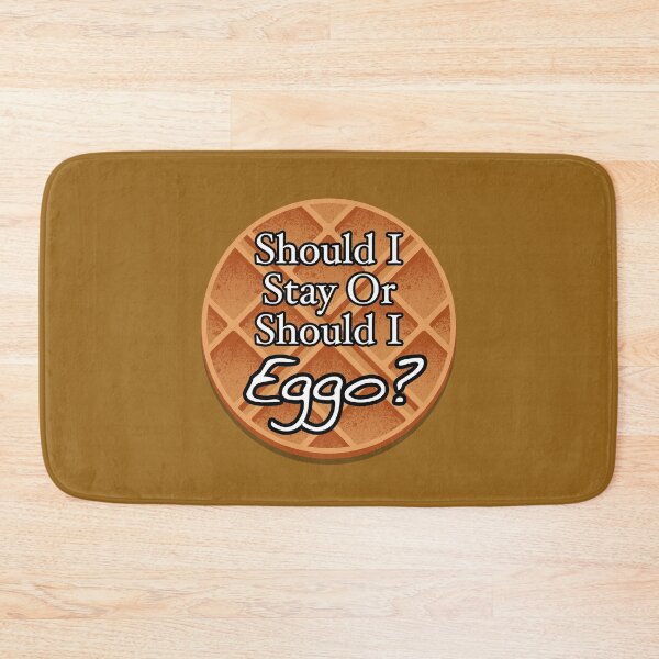 Item preview, Should I Stay Or Should I Eggo Funny Lyrics designed and sold by PunnyLyrics.