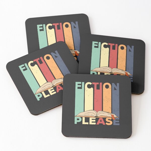 Item preview, FICTION PLEASE FOR FICTION LOVERS designed and sold by The Bookworm Store.