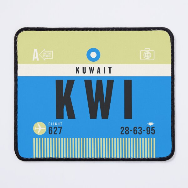 Item preview, Luggage Tag A - KWI Kuwait designed and sold by VoodooCircus.