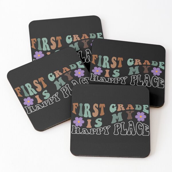 Item preview, First grade is my happy place designed and sold by YA-ART.