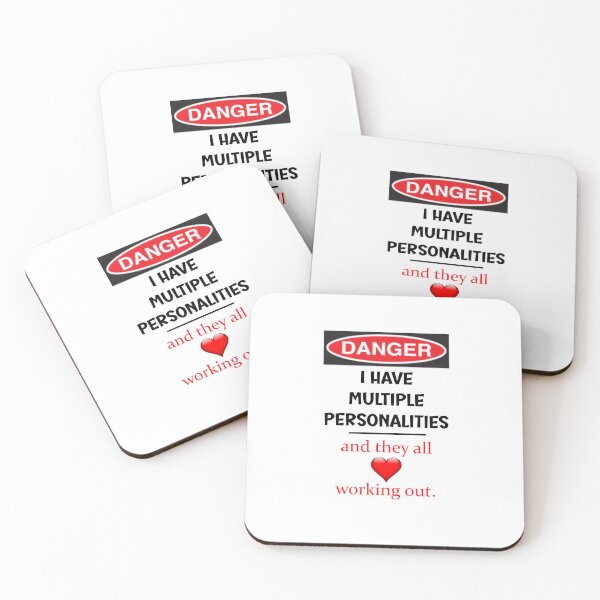 Item preview, Multiple personalities love working out designed and sold by mymemes71.