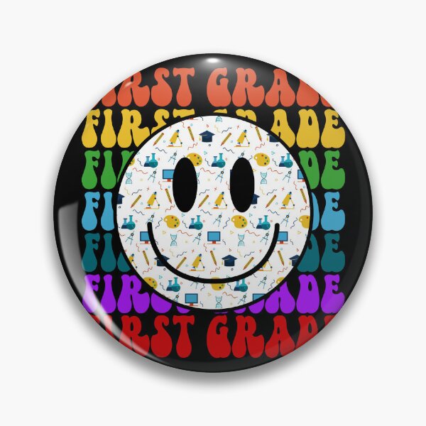 Item preview, First Grade Happy Face Teacher Happy Face Student Gear designed and sold by DynamicDesign.