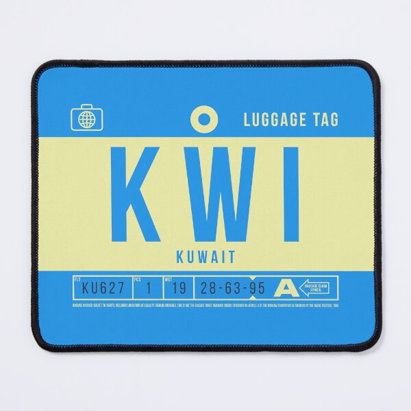 Item preview, Luggage Tag B - KWI Kuwait designed and sold by VoodooCircus.