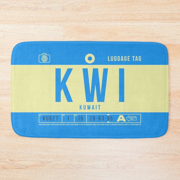 Item preview, Luggage Tag B - KWI Kuwait designed and sold by VoodooCircus.