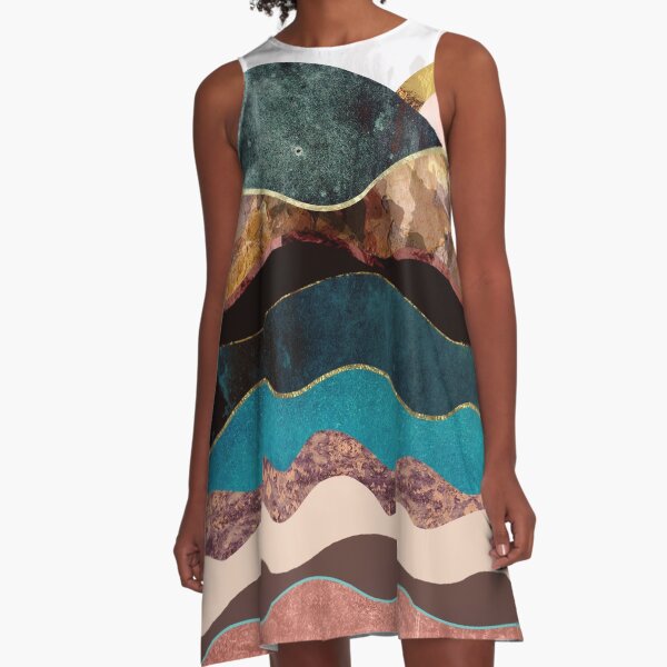 Blush Moon A-Line Dress
