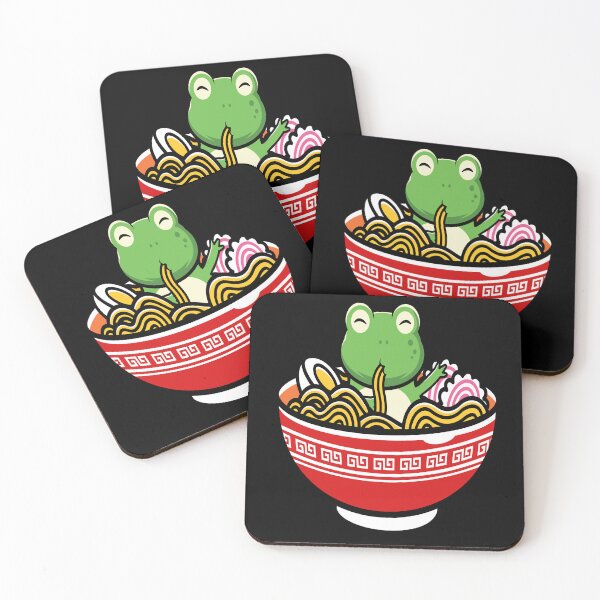 Item preview, Anime Frog Eating Ramen Noodles Kids Teen Girls designed and sold by Countrysmart.