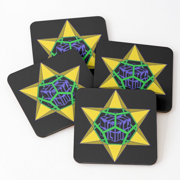 Item preview, Dodecahedron Yellow&Green&Blue Stand Alone Complex designed and sold by createVisions.