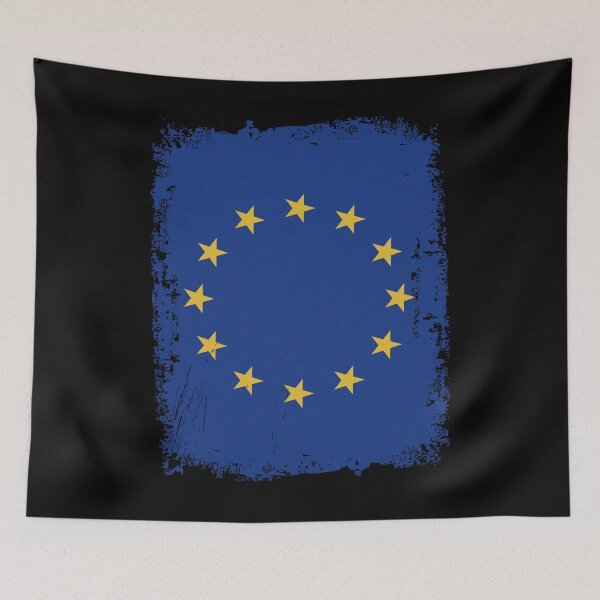 Item preview, European Union Flag Distressed designed and sold by rafaeltto.
