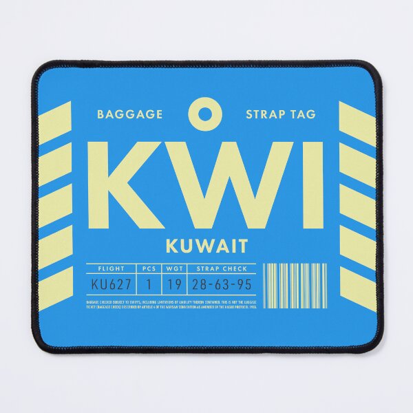 Item preview, Luggage Tag D - KWI Kuwait designed and sold by VoodooCircus.