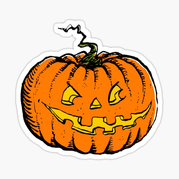 Item preview, Vintage Jack-o-lantern Sticker - Magnet designed and sold by AxiomDragon.
