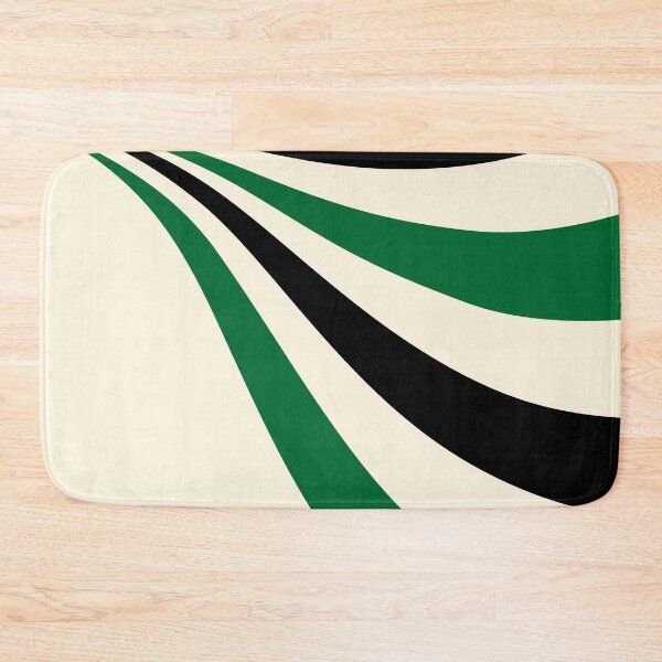 Item preview, Green, Cream and Black Wave designed and sold by LAEC-Shop.