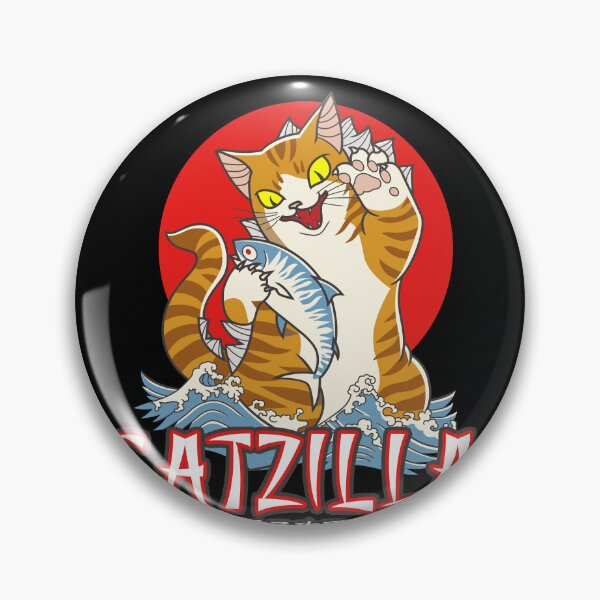 Item preview, Catzilla Funny Cat, Funny Cat Design Cat Lover designed and sold by Countrysmart.