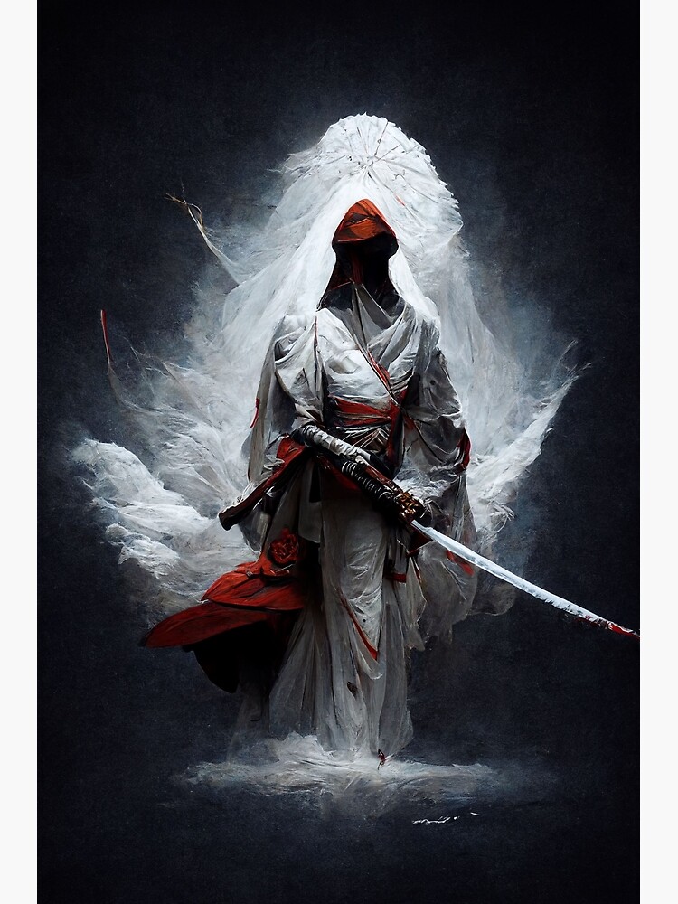 White cloaked samurai
