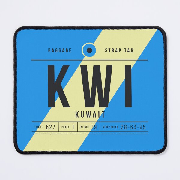 Item preview, Luggage Tag E - KWI Kuwait designed and sold by VoodooCircus.