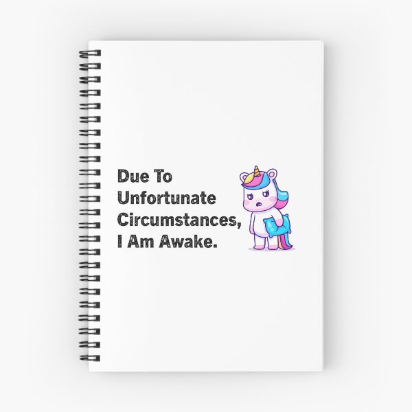 Item preview, Due To Unfortunate Circumstances I Am Awake designed and sold by Zakaria-4.