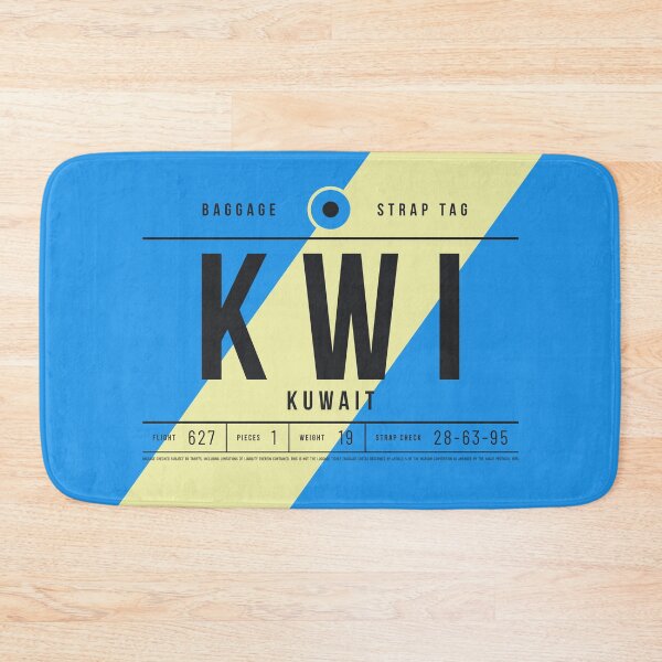 Item preview, Luggage Tag E - KWI Kuwait designed and sold by VoodooCircus.