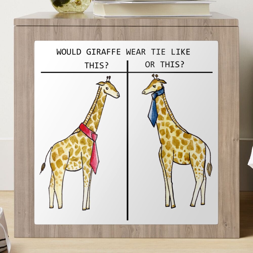 Giraffe giraffe what will you wear today (Em Portugues do Brasil)