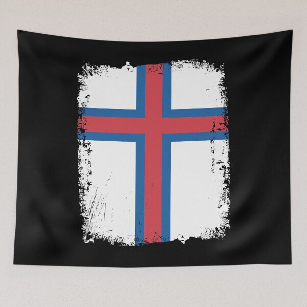 Item preview, Faroe Islands Flag Distressed designed and sold by rafaeltto.