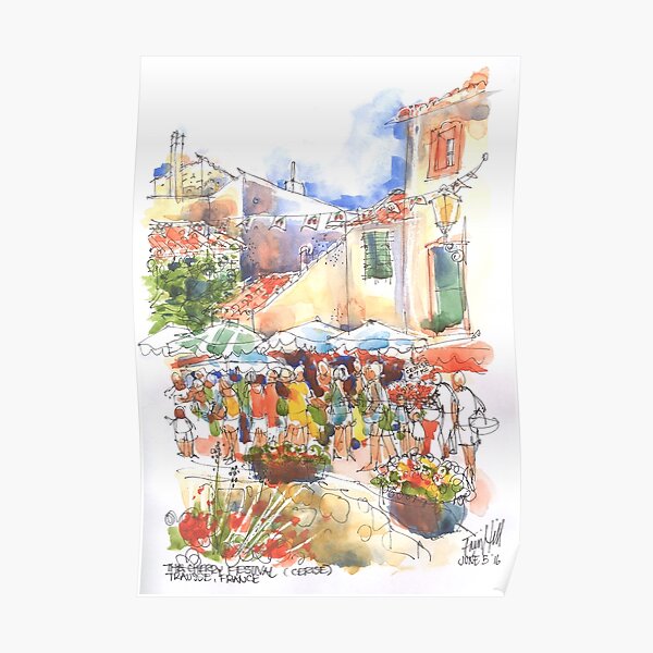The Cherry Festival, Trausse France Poster