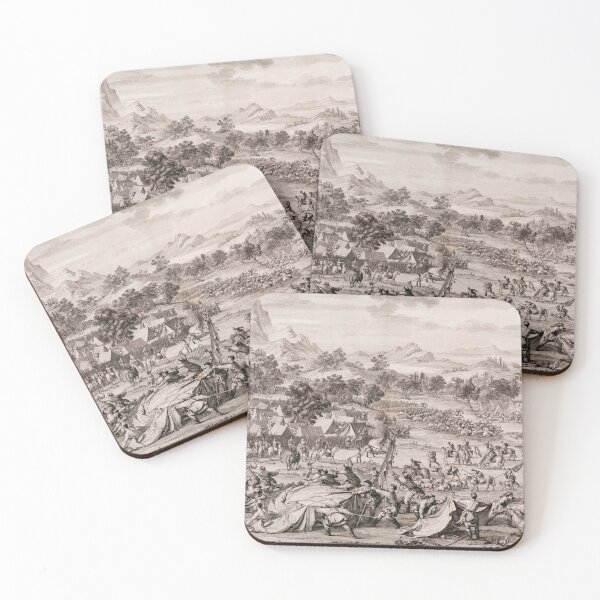 Item preview, The Battle at Oroi-jalatu (1770) Jacques Philippe Le Bas designed and sold by unsung.art [].