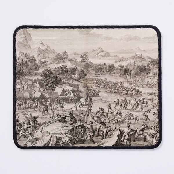 Item preview, The Battle at Oroi-jalatu (1770) Jacques Philippe Le Bas designed and sold by unsung.art [].