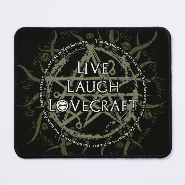 Item preview, LIVE LAUGH LOVECRAFT - Cthulhu Yog-sothoth Lovecraft designed and sold by zachholmbergart.