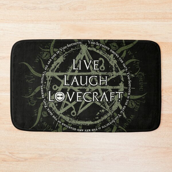 Item preview, LIVE LAUGH LOVECRAFT - Cthulhu Yog-sothoth Lovecraft designed and sold by zachholmbergart.