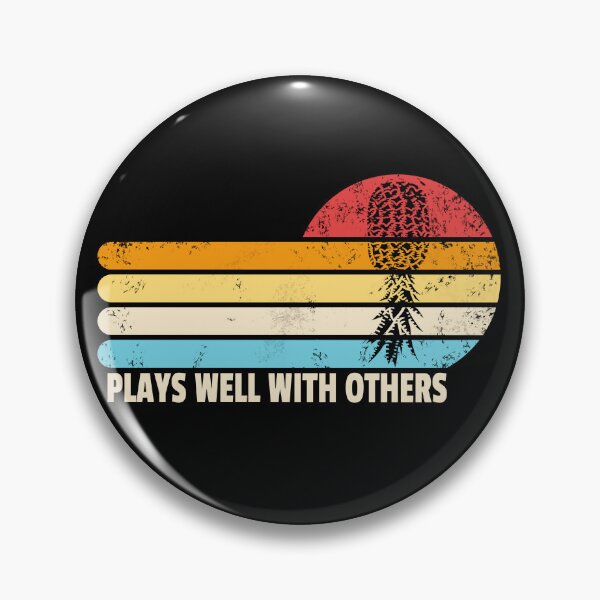 Item preview, Plays Well With Others Swinger Upside Down Pineapple Gear designed and sold by DynamicDesign.