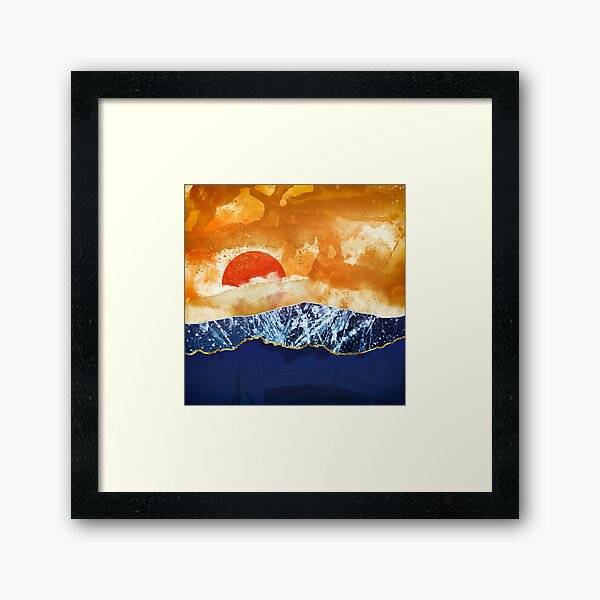 Aperçu de l'œuvre Crépuscule d'ambre créée et vendue par spacefrogdesign.