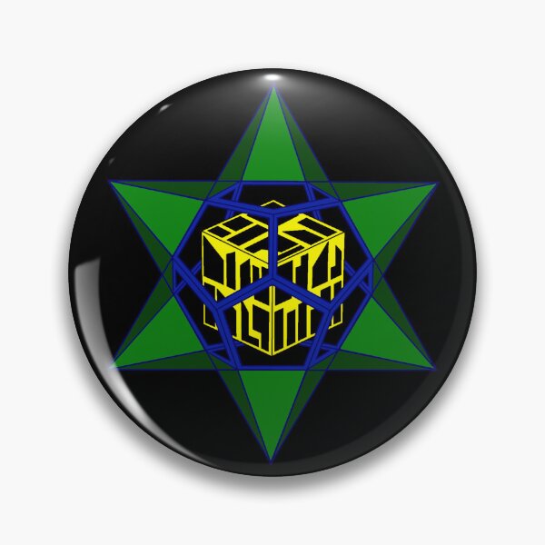 Item preview, Dodecahedron Green&Blue&Yellow Stand Alone Complex designed and sold by createVisions.