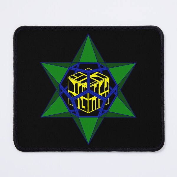 Item preview, Dodecahedron Green&Blue&Yellow Stand Alone Complex designed and sold by createVisions.