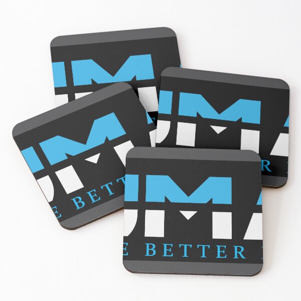 Item preview, Lets Be Better Human Blue White Design designed and sold by RiyonArts.